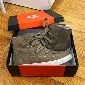 G by Guess Gotter high top lace up sneakers